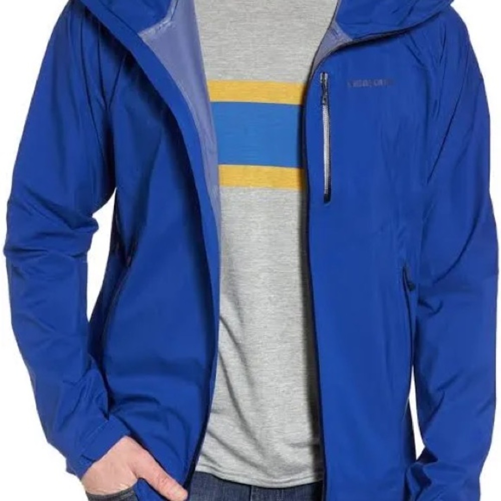 Patagonia Men's Stretch Rainshadow Jacket, Blue, Size Small